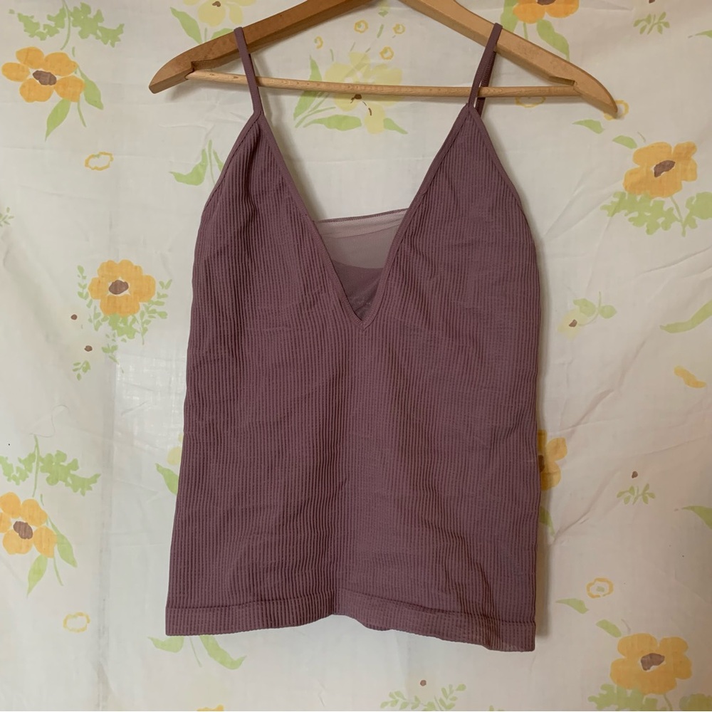 FREE PEOPLE Intimately Mesh Cutout Top
